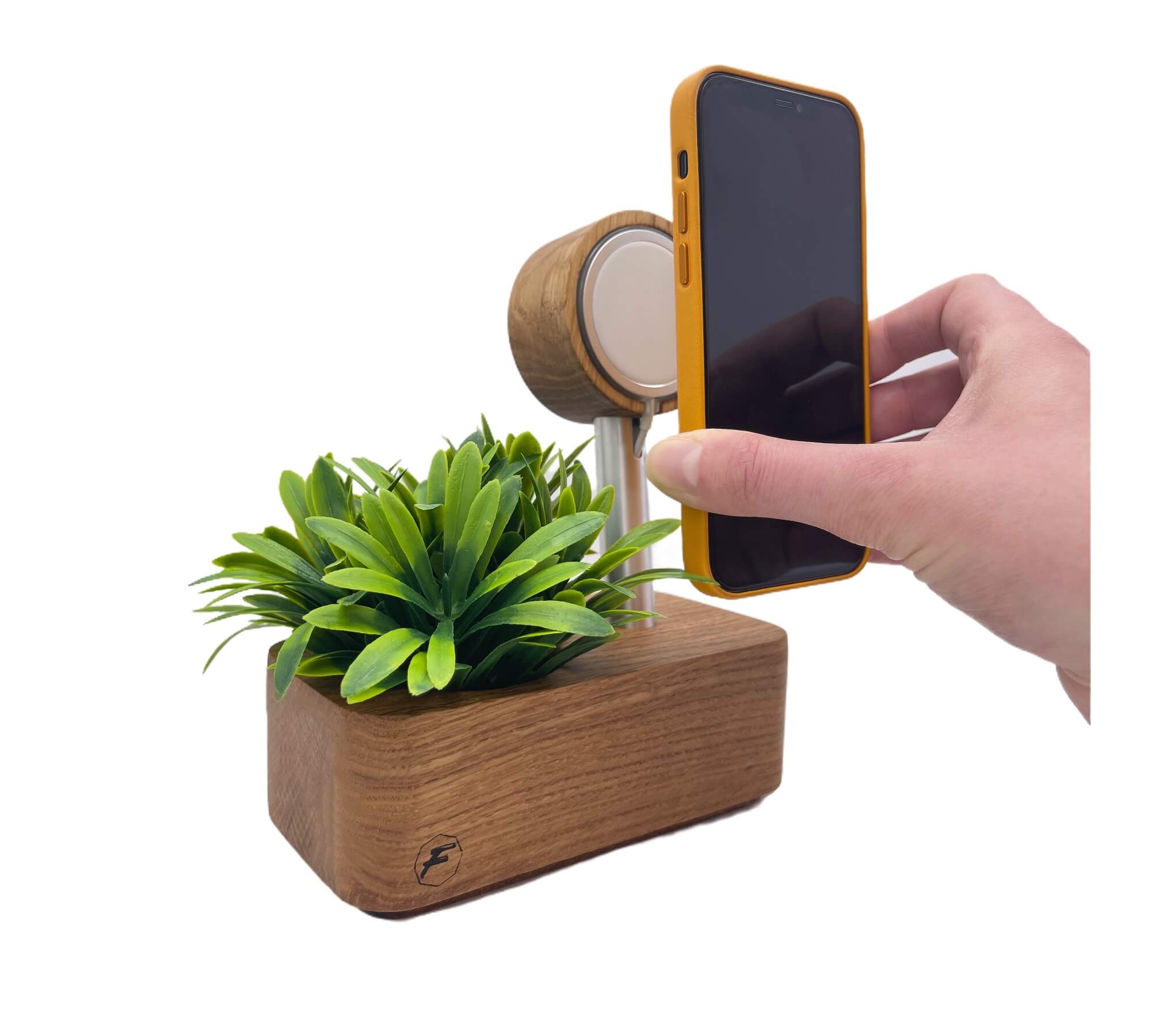 Klapp-Ständer für MagSafe  Das schlanke Design macht es zu einer idealen  Abstellmöglichkeit für Ihr iPhone